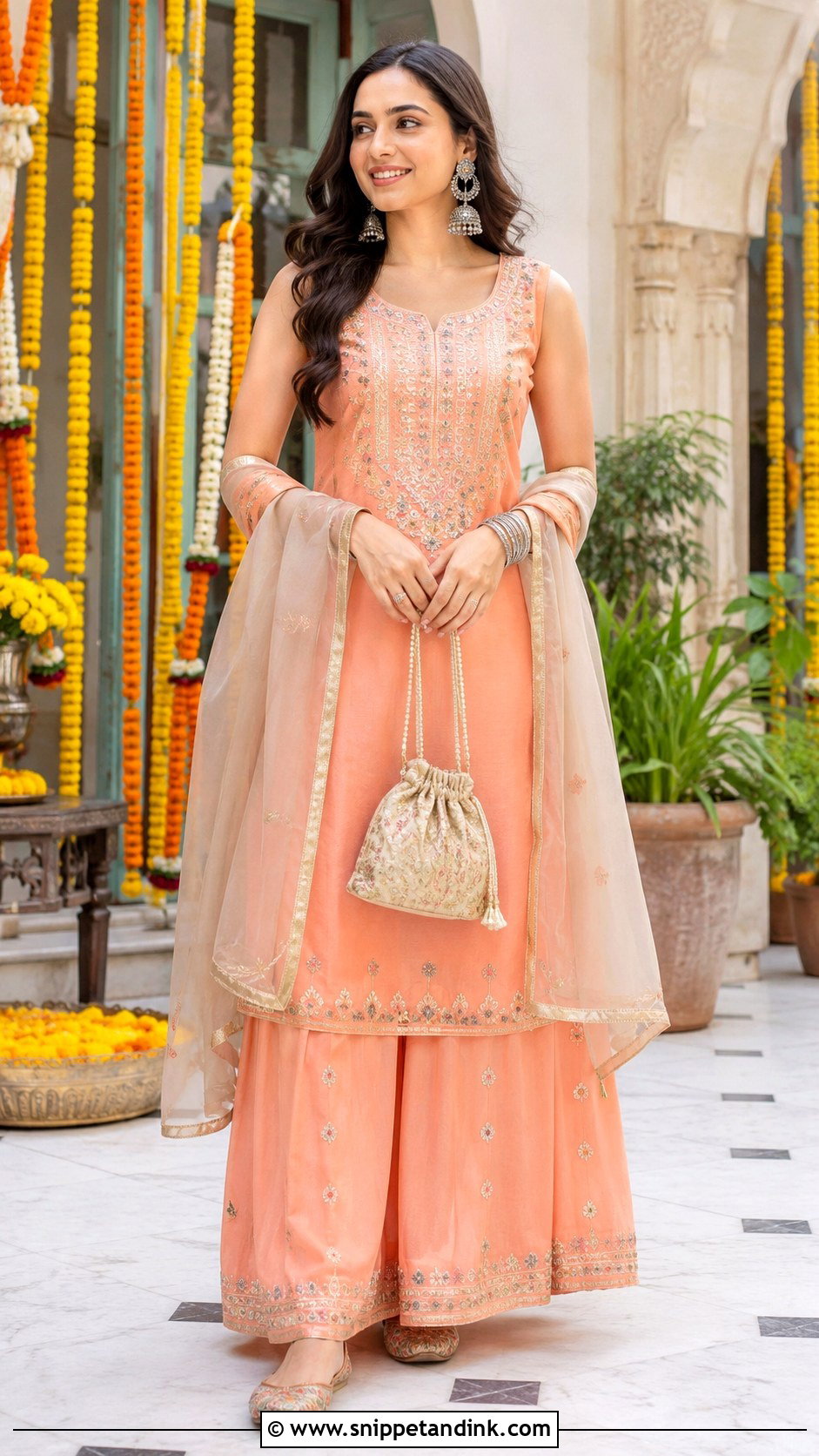 Bride Sister Palazzo Suit - Snippet and Ink - 25 Bride Sister Dress Indian Weddings Ideas