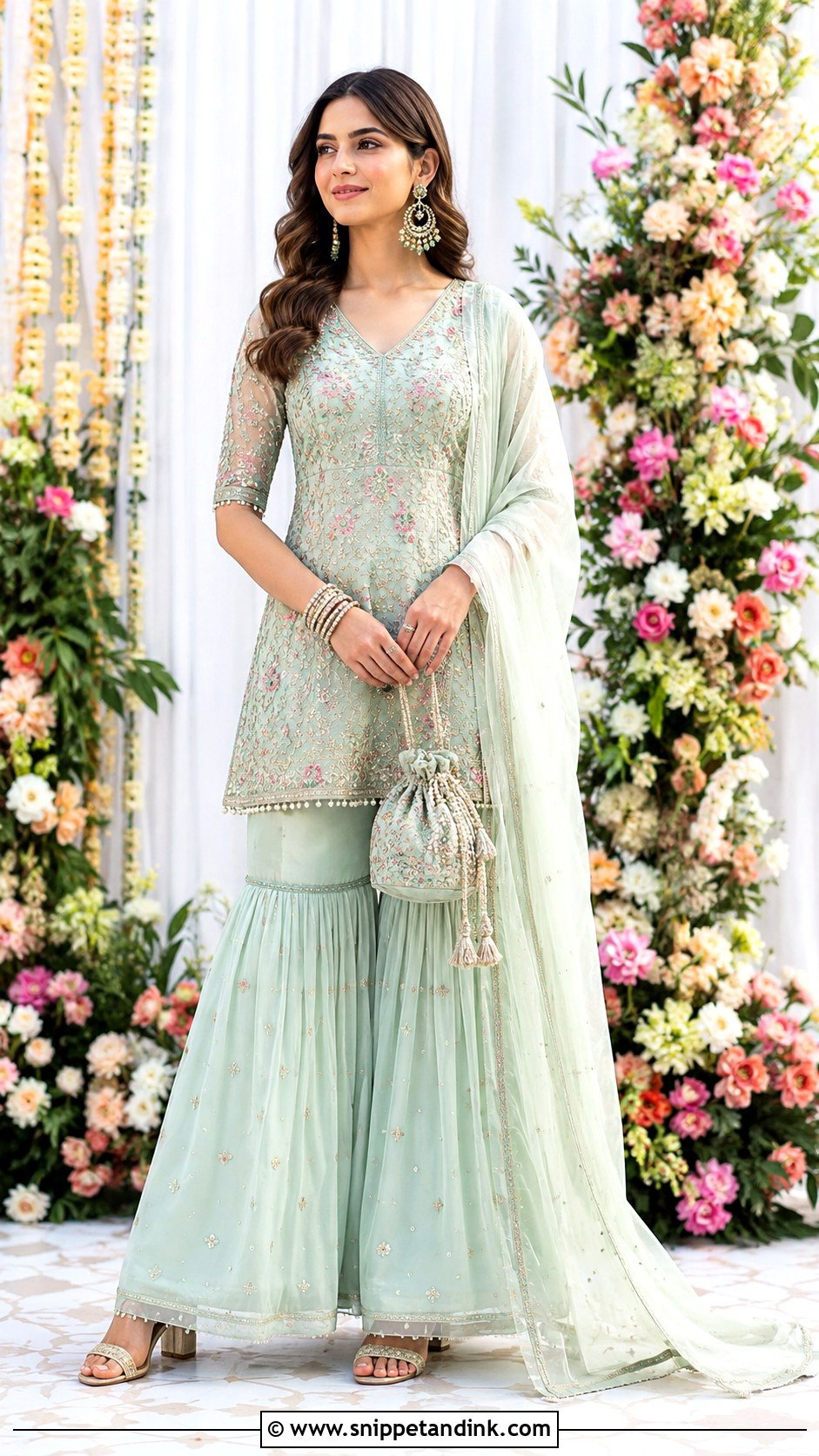 Bride Sister Sharara Set - Snippet and Ink - 25 Bride Sister Dress Indian Weddings Ideas