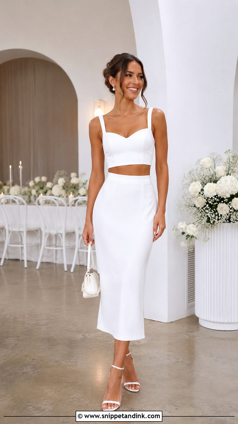 Bride Two Piece Set - Snippet and Ink - 25 Bride Second Dress Ideas