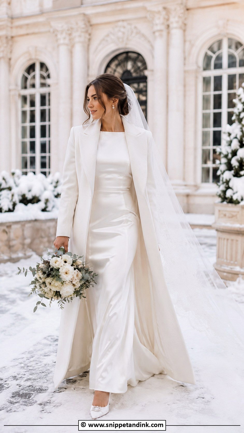 Bride Winter Wedding Outfit - Snippet and Ink - 30 Bride Clothes Ideas