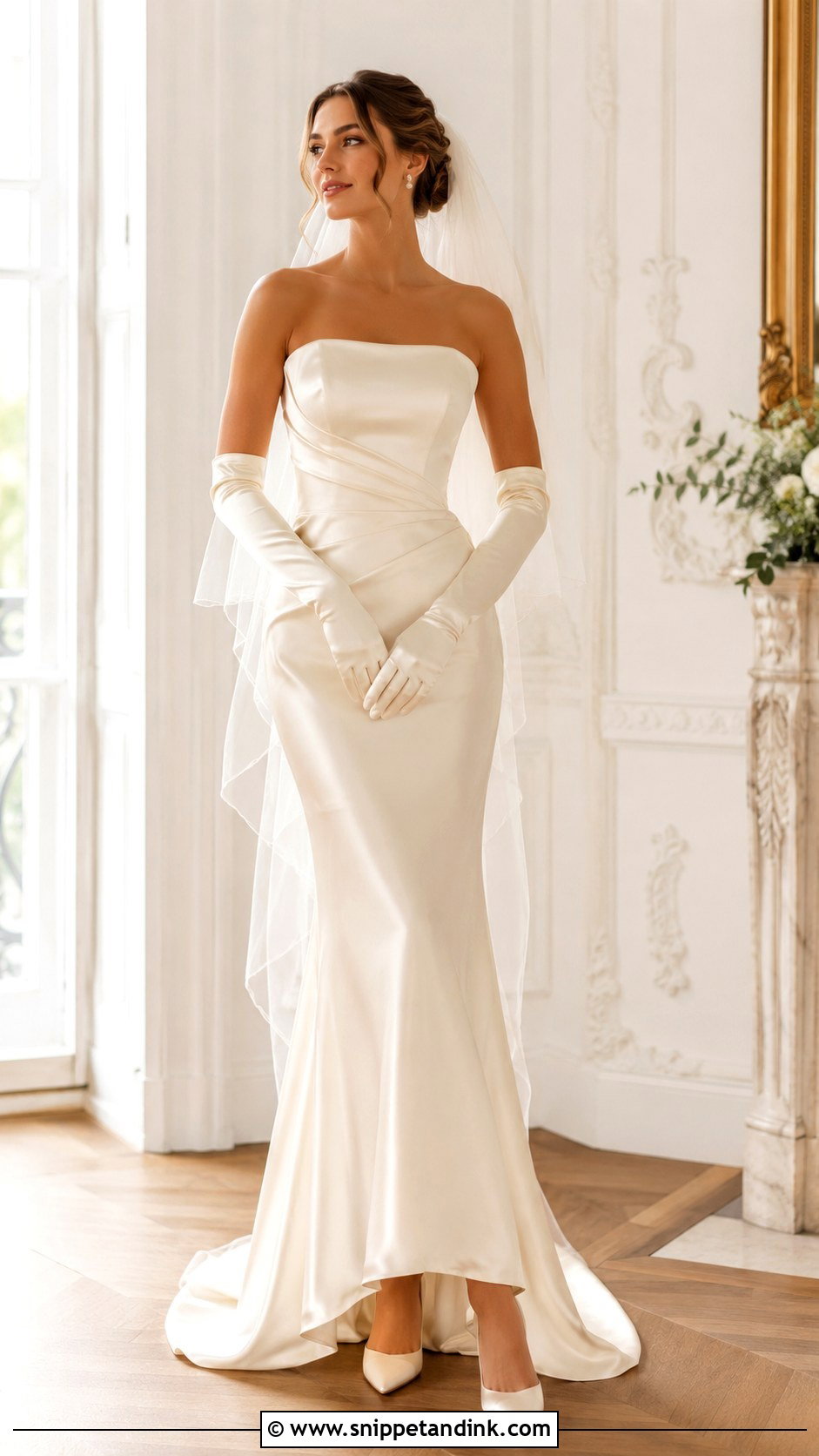 Bride With Ivory Gloves - Snippet and Ink - 25 Bride with Gloves Ideas