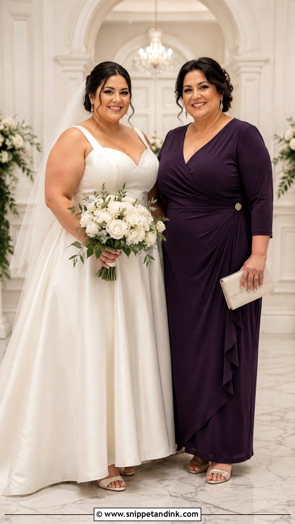 Bride and Mom Plus Size Outfits - Snippet and Ink - 20 Bride and Mom Ideas