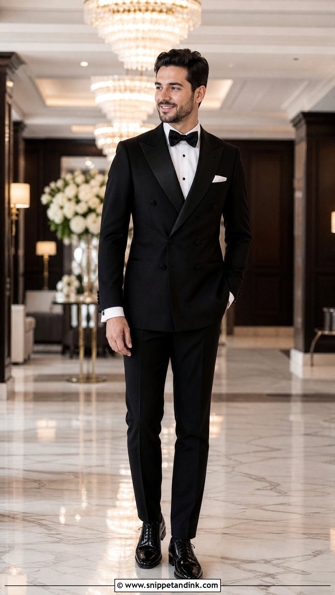 Brides Brother Black Tuxedo Outfit - Snippet and Ink - 20 Wedding Outfit for Bride's Brother Ideas