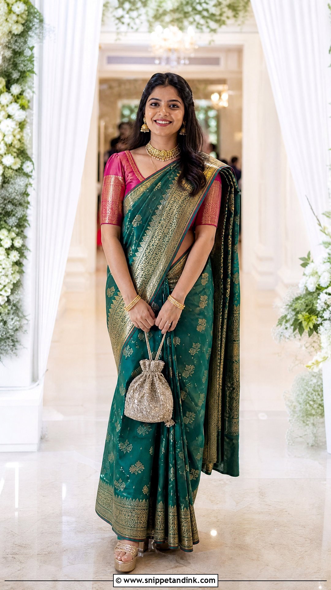 Brides Sister Banarasi Saree Outfit - Snippet and Ink - 20 Brides Sister Outfit Ideas