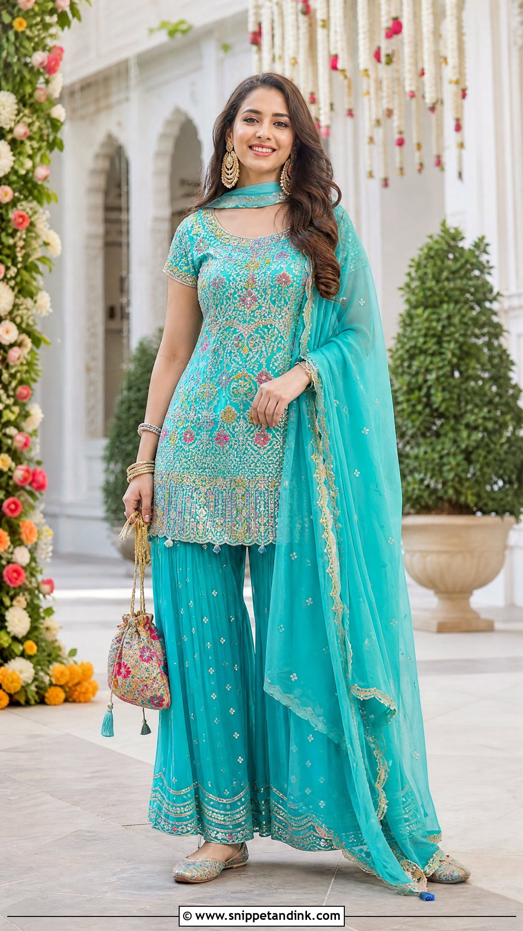 Brides Sister Sharara Suit Outfit - Snippet and Ink - 20 Brides Sister Outfit Ideas