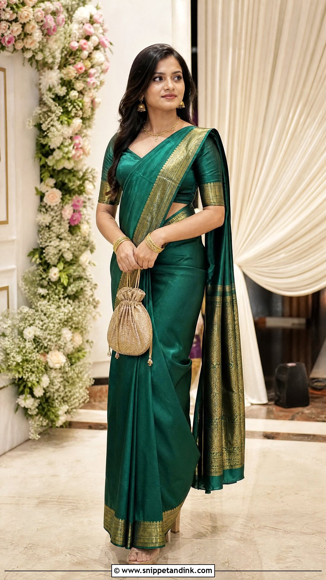 Brides Sister Silk Saree Outfit - Snippet and Ink - 20 Brides Sister Outfit Ideas