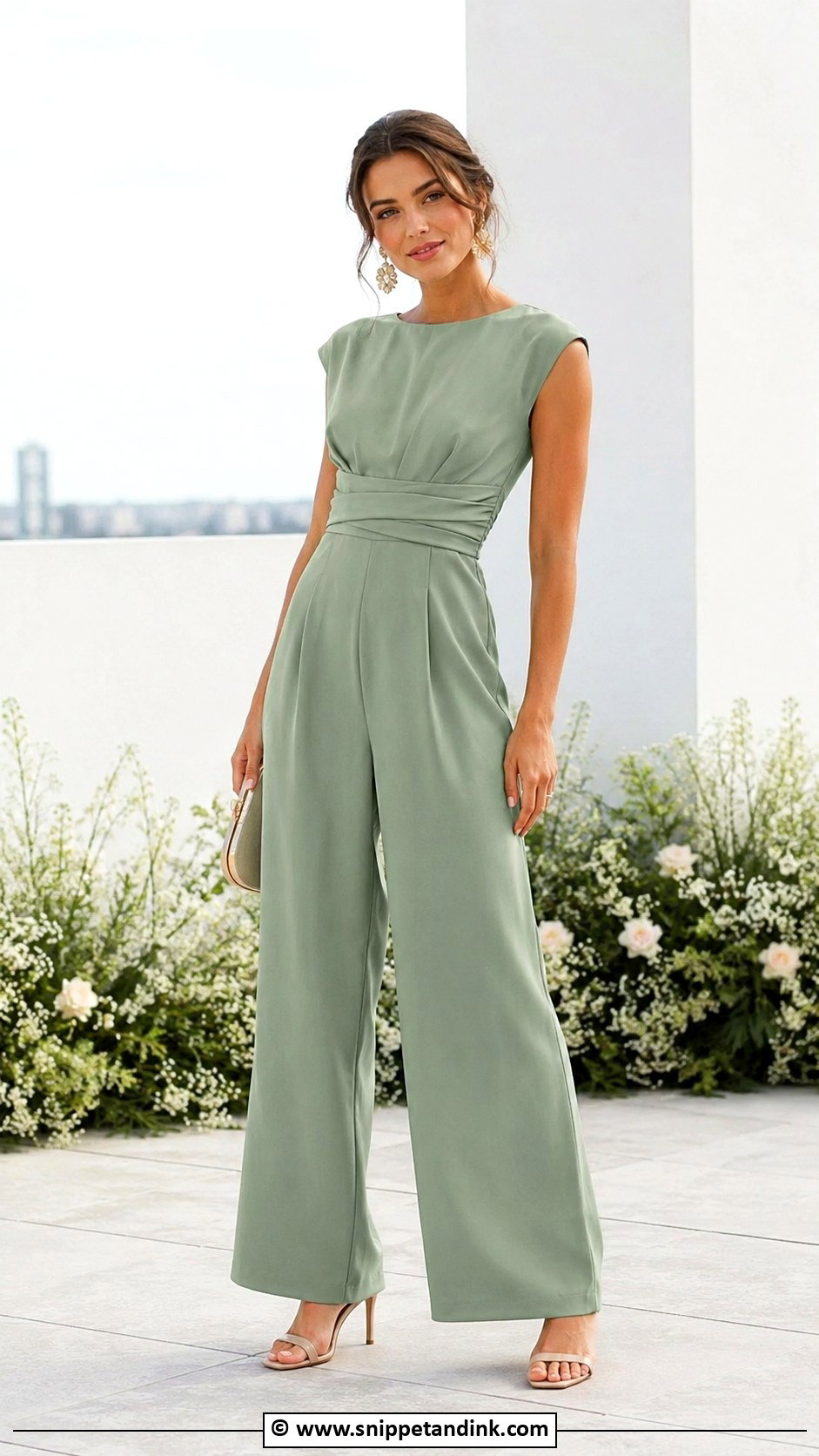 Bridesmaid Jumpsuit Outfit - Snippet and Ink - 30 Bridal Maid Dress Ideas