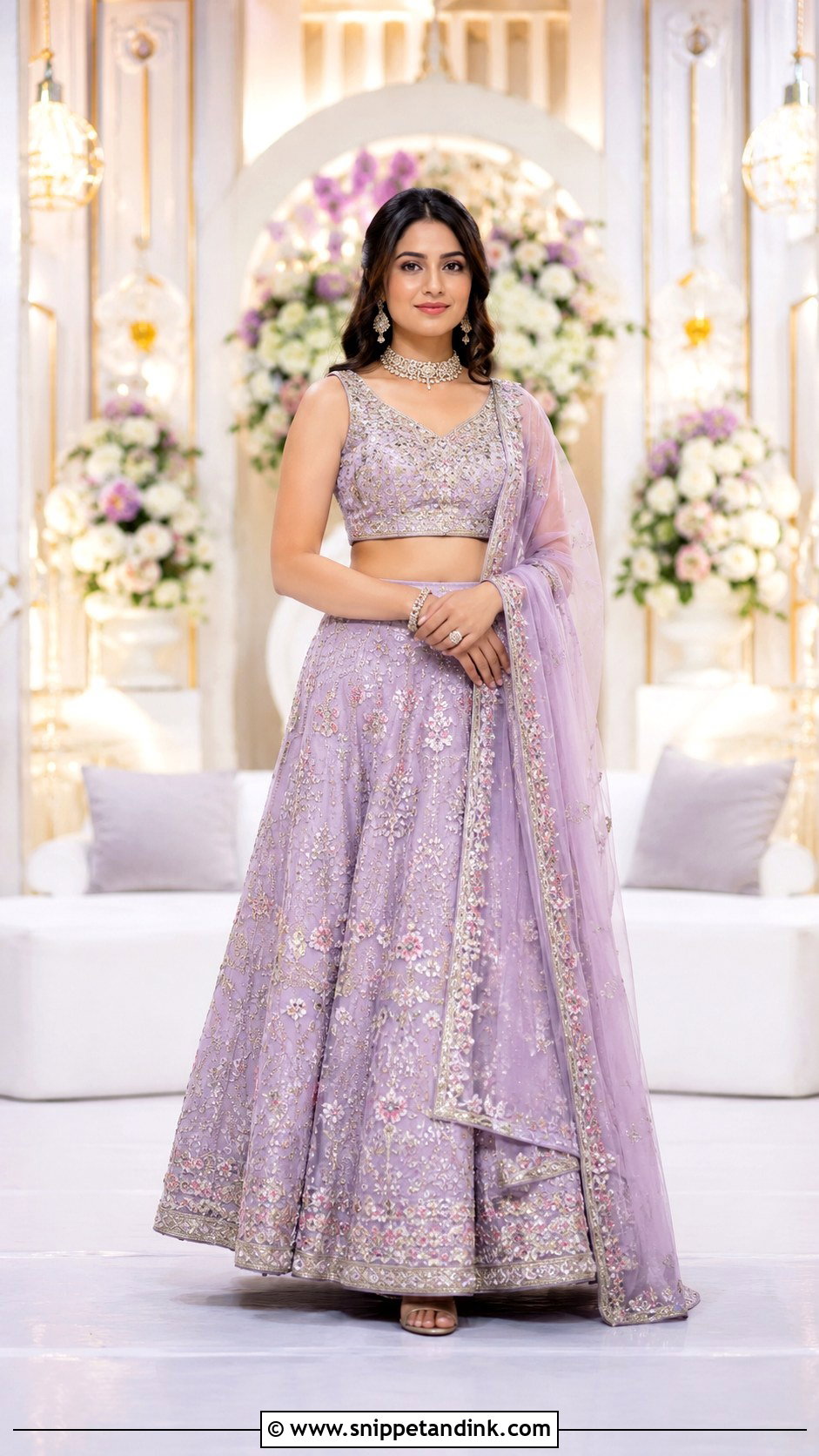 Bridesmaid Lehenga For Indian Wedding - Snippet and Ink - 25 Indian Best Friend Wedding Outfit Ideas