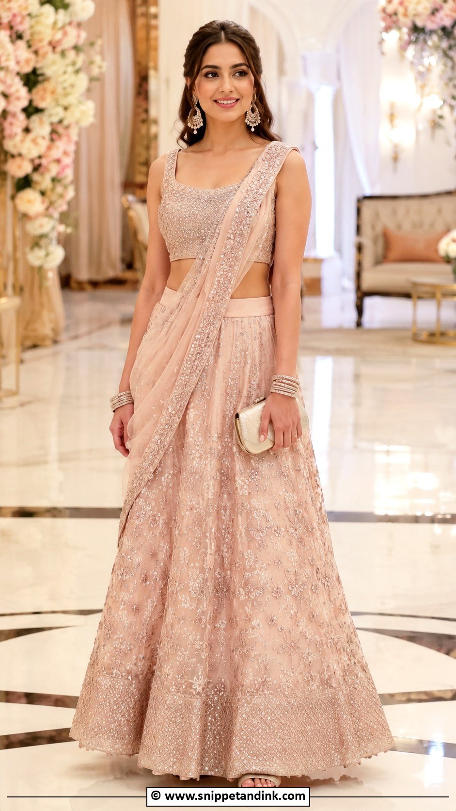 Bridesmaid Lehenga Sangeet Outfit - Snippet and Ink - 30 Sangeet Outfits for Women