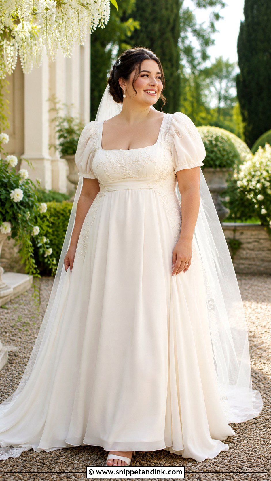Bridgerton Plus Size Wedding Dress - Snippet and Ink - 30 Bridgerton Wedding Dress Ideas