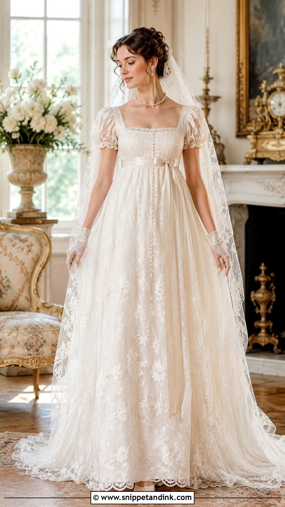 Bridgerton Vintage Wedding Dress - Snippet and Ink - 30 Bridgerton Wedding Dress Ideas