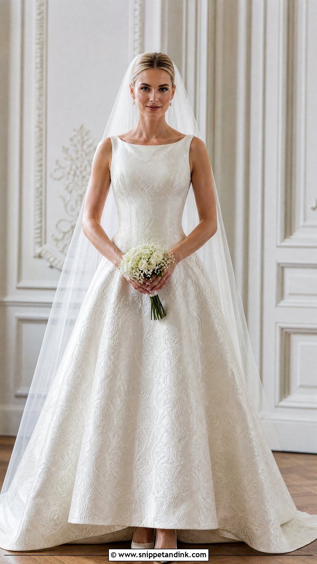 Brocade Corset Wedding Dress - Snippet and Ink - 20 Wedding Dress Material Ideas