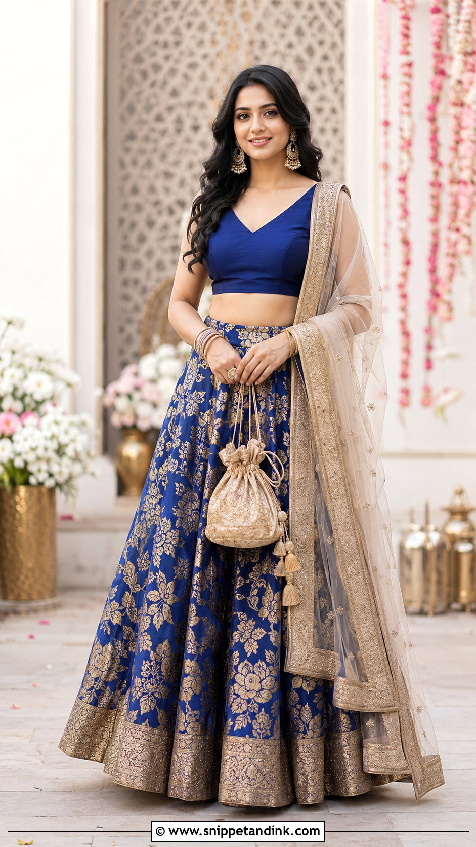 Brocade Lehenga For Sister Wedding - Snippet and Ink - 25 Indian Wedding Wear for Sister Ideas