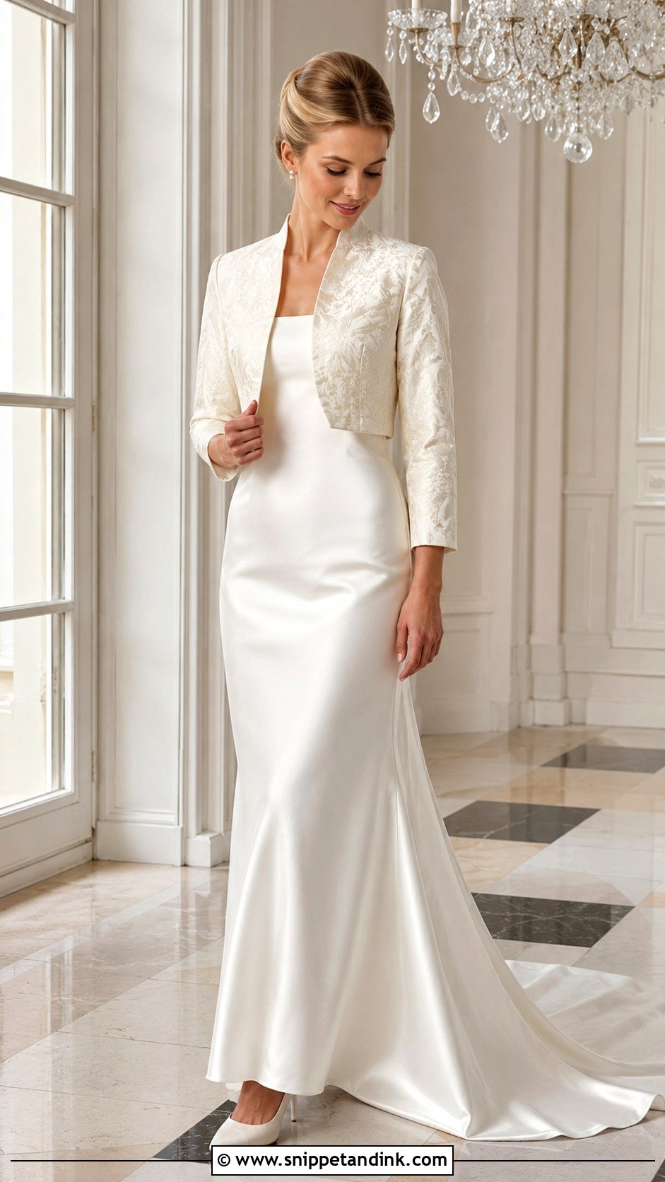 Brocade Wedding Dress Jacket - Snippet and Ink - 25 Wedding Dress Jacket Ideas