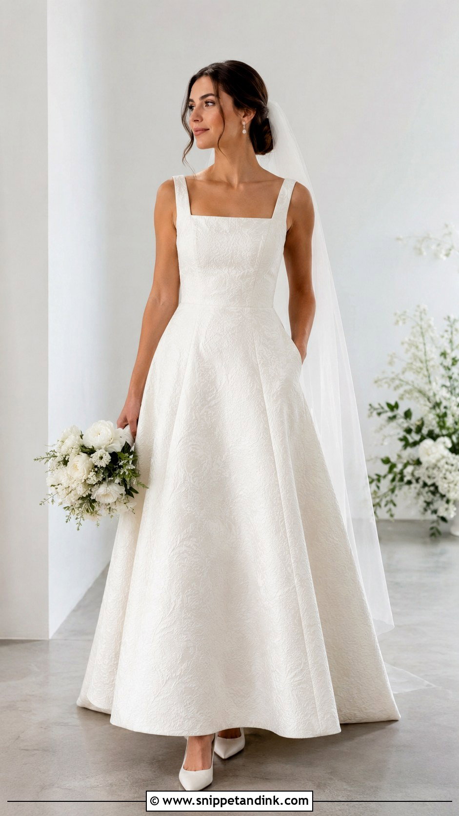 Brocade Wedding Dress With Pockets - Snippet and Ink - 25 Brocade Wedding Dress Ideas