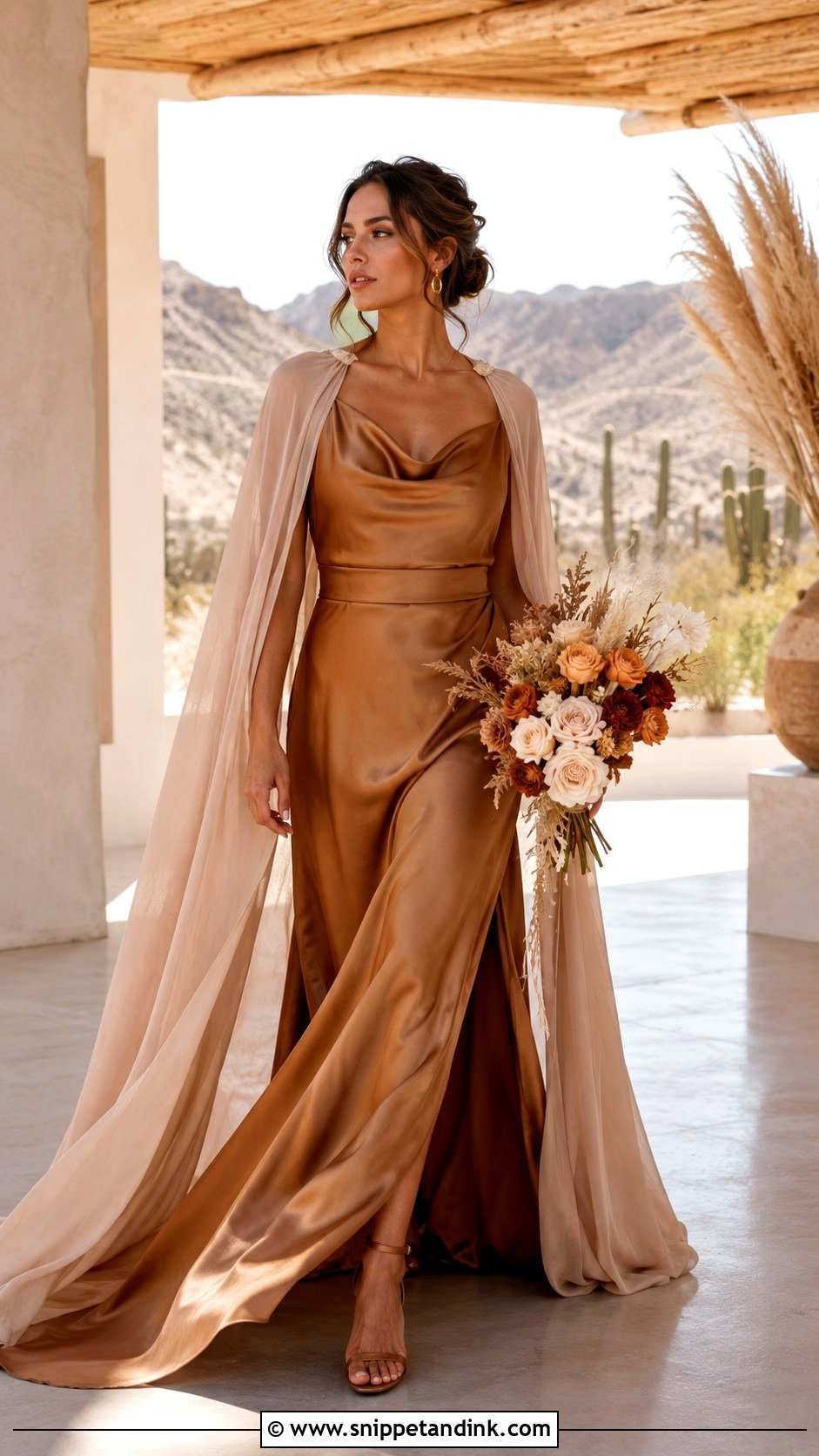 Bronze Wedding Dress - Snippet and Ink - 20 Alternative Wedding Dress Color Ideas