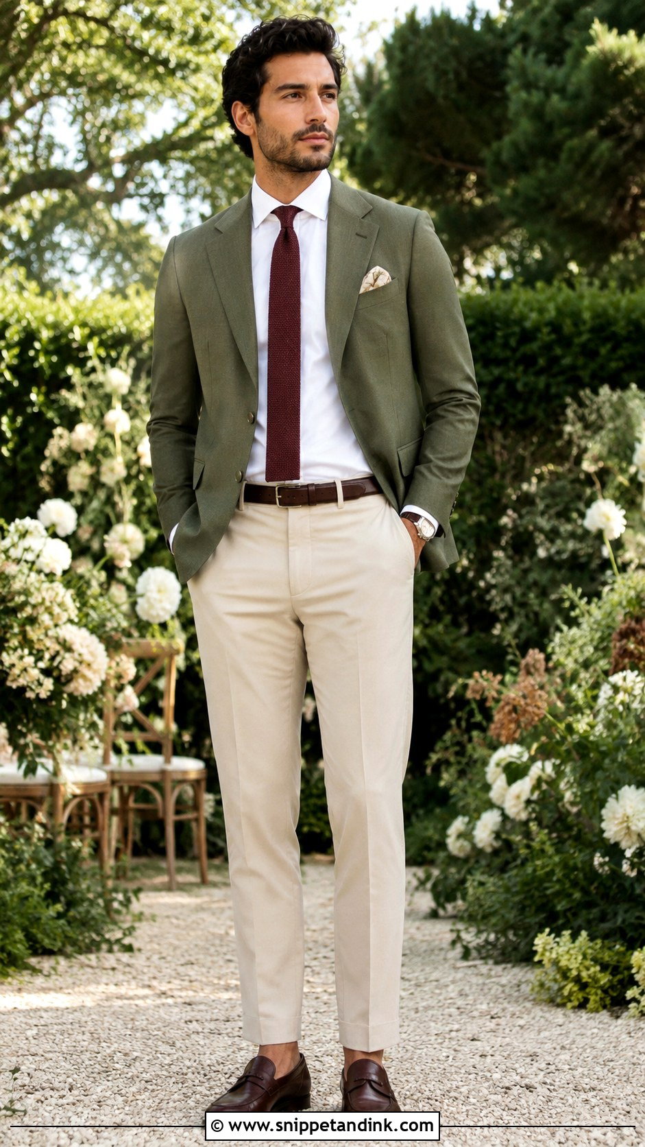Brother of the Bride Olive Blazer Outfit - Snippet and Ink - 20 Brother of Bride Outfit Ideas