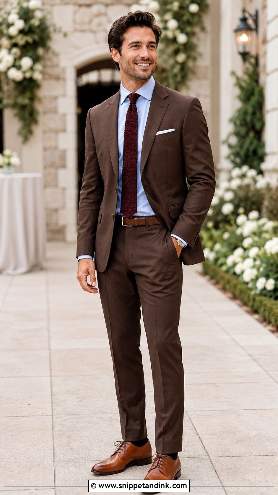 Brown Wedding Guest Suit - Snippet and Ink - 20 Brown Suit for Wedding Ideas