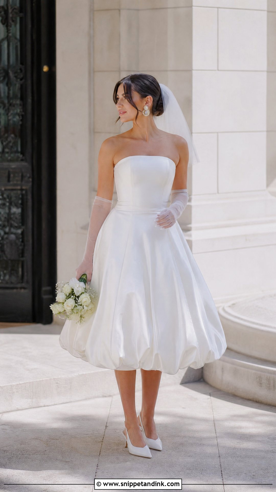 Bubble Hem Wedding Dress - Snippet and Ink - 25 High Fashion Wedding Dress Ideas