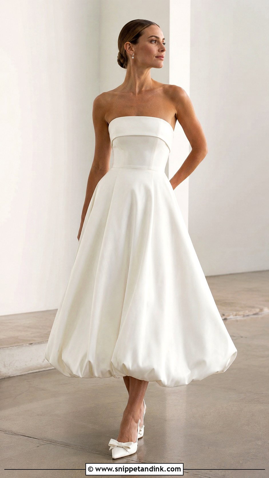 Bubble Hem Wedding Dress - Snippet and Ink - 25 Puffy Wedding Dress Ideas