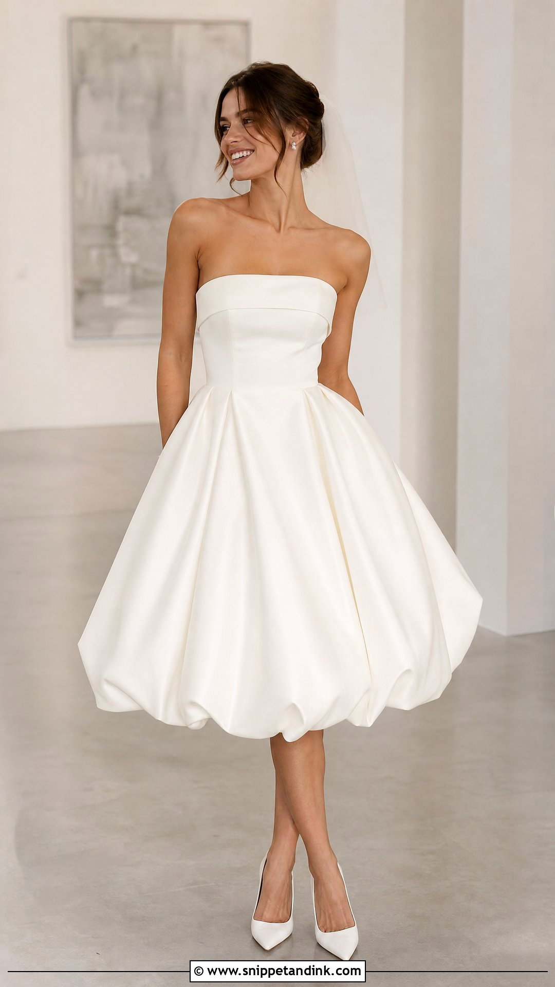 Bubble Hem Wedding Dress - Snippet and Ink - 25 Wedding Dresses 2026 Bride