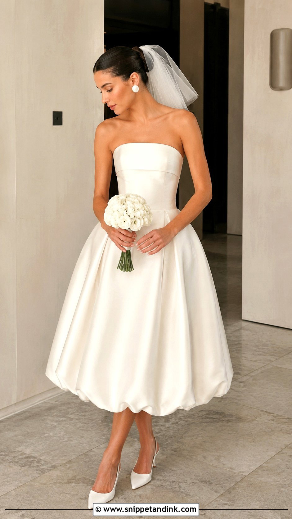 Bubble Hem Wedding Dress - Snippet and Ink - 20 Contemporary Wedding Dress Ideas