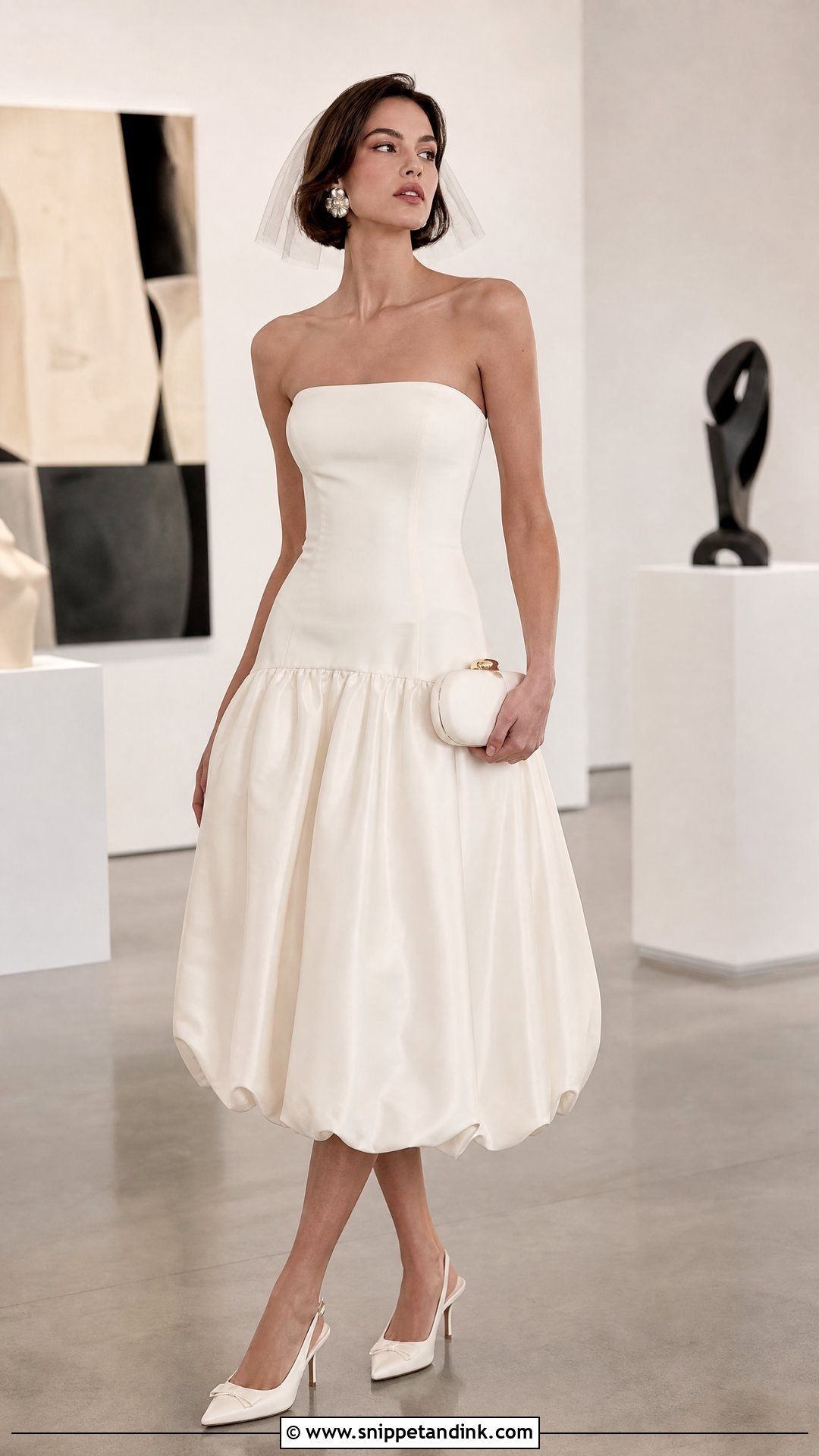 Bubble Hem Wedding Dress - Snippet and Ink - 20 Wedding Vogue Ideas