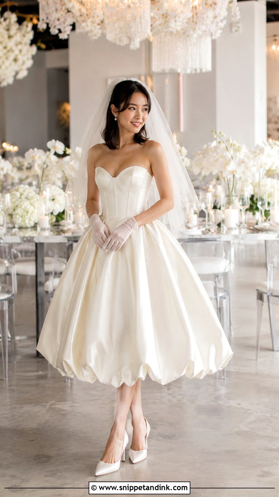 Bubble Hem Wedding Dress - Snippet and Ink - 20 Latest Wedding Dress Ideas