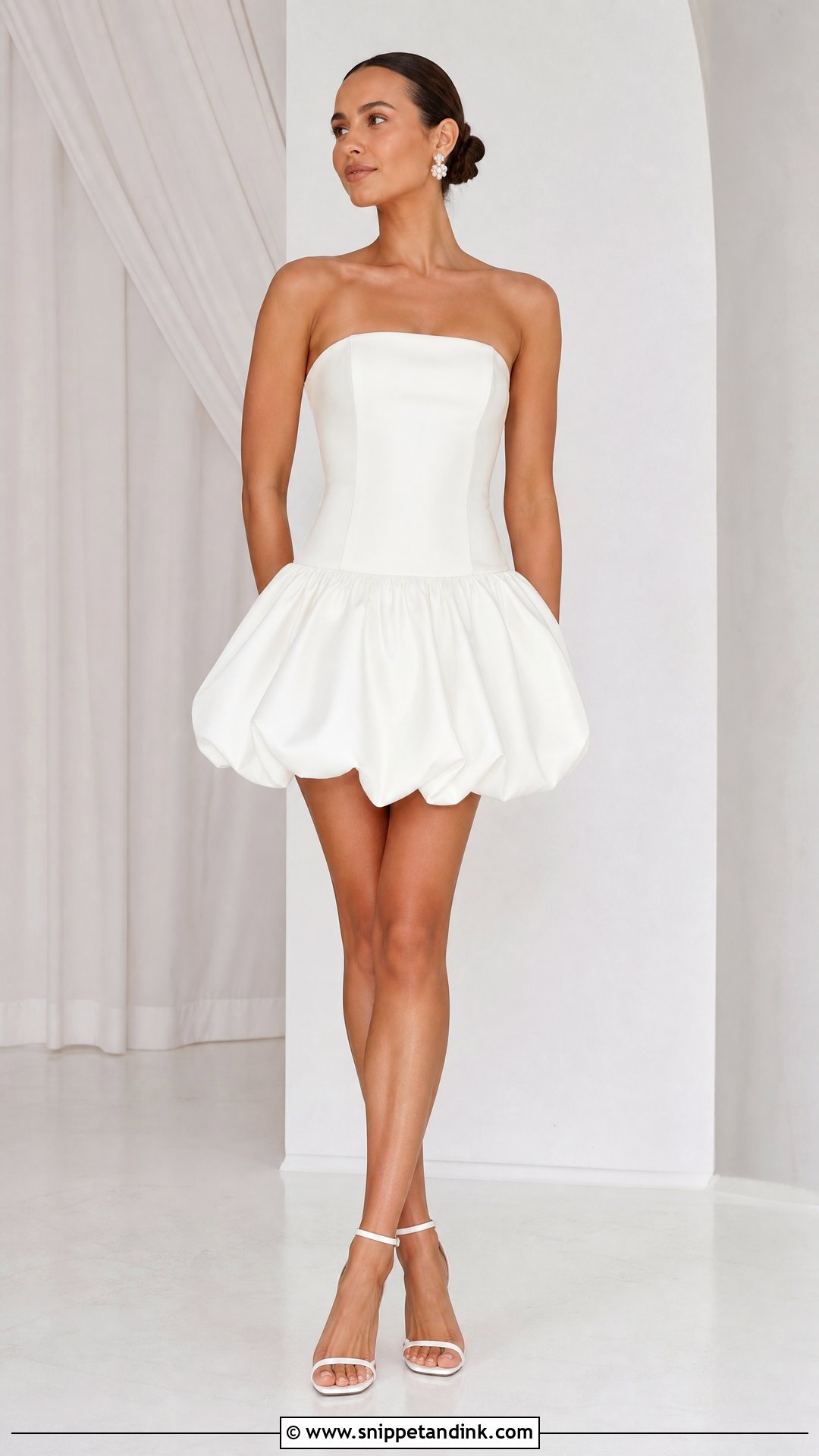 Bubble Hem Wedding Dress - Snippet and Ink - 25 Different Wedding Dresses