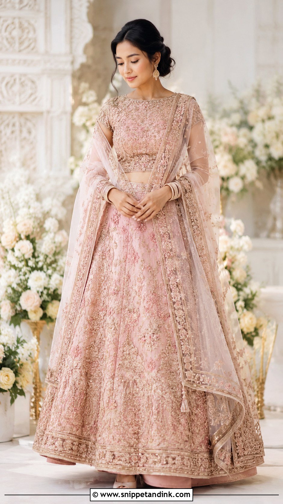 Buddhist Wedding Lehenga Dress - Snippet and Ink - 25 Buddhist Wedding Dress Ideas