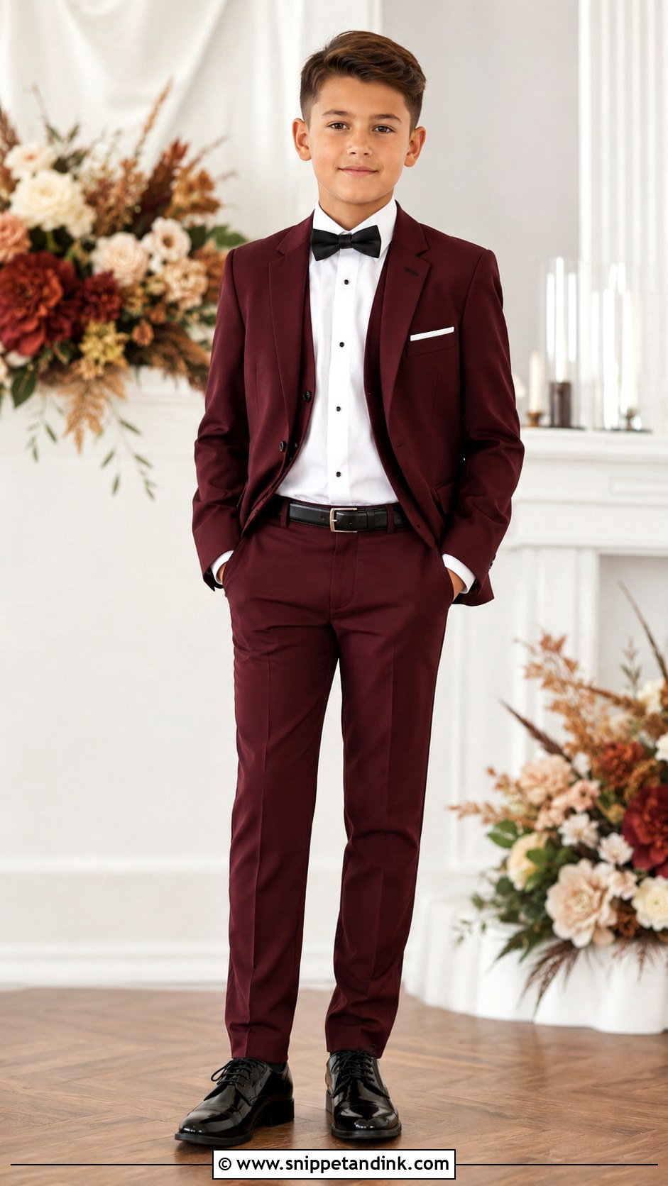 Burgundy Boys Wedding Suit - Snippet and Ink - 20 Boys Suits for Wedding