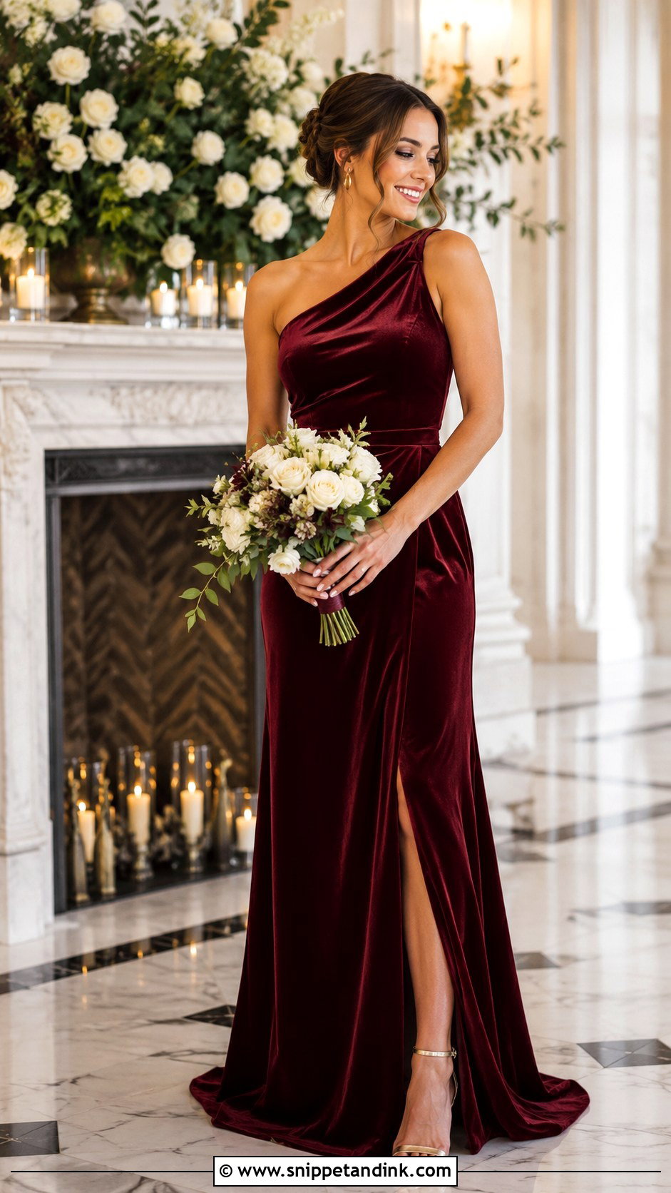Burgundy Bridal Party Dress - Snippet and Ink - 25 Bridal Party Dress Ideas