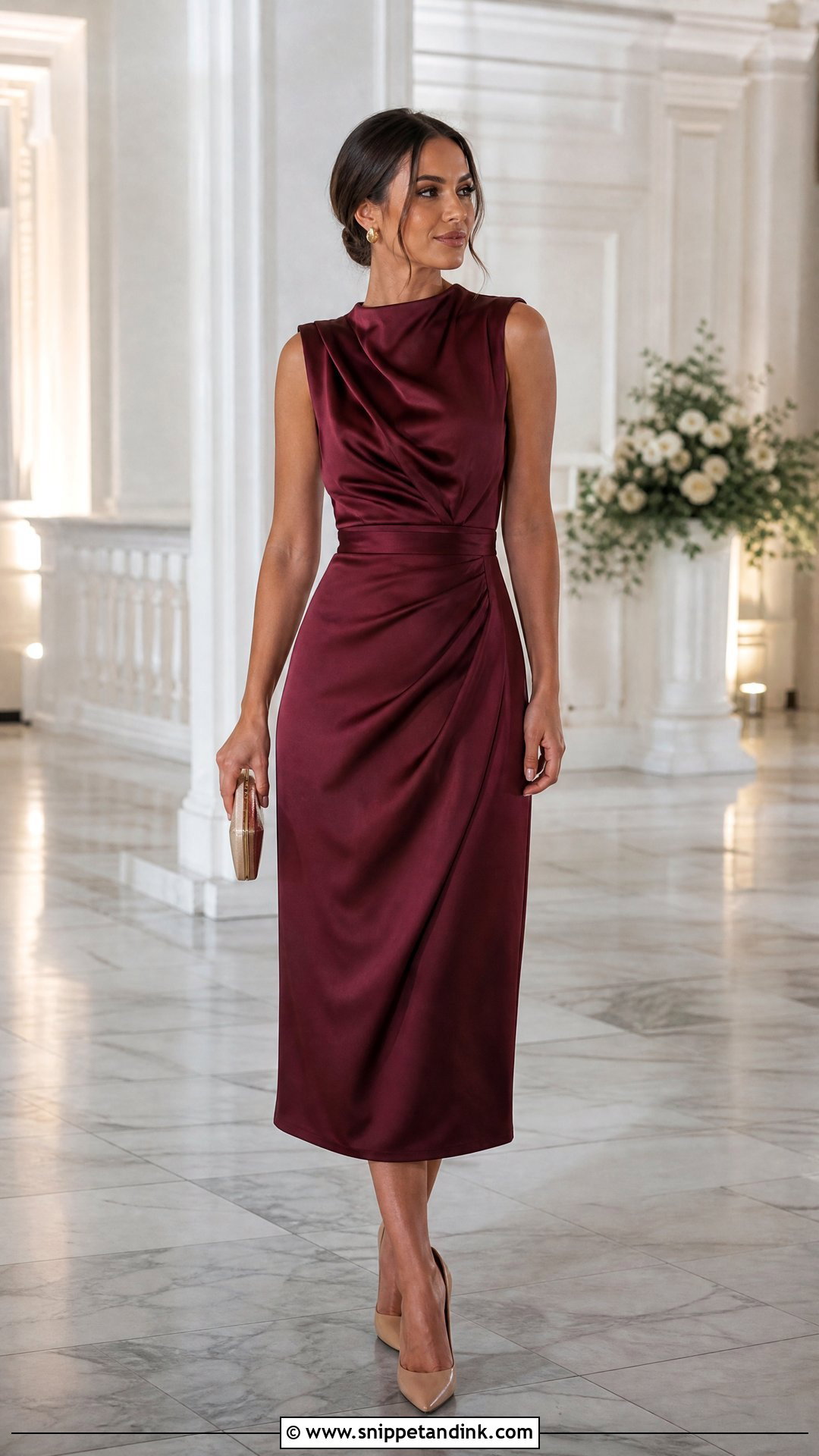 Burgundy Dress for Wedding - Snippet and Ink - 25 Simple Dress for Wedding Ideas