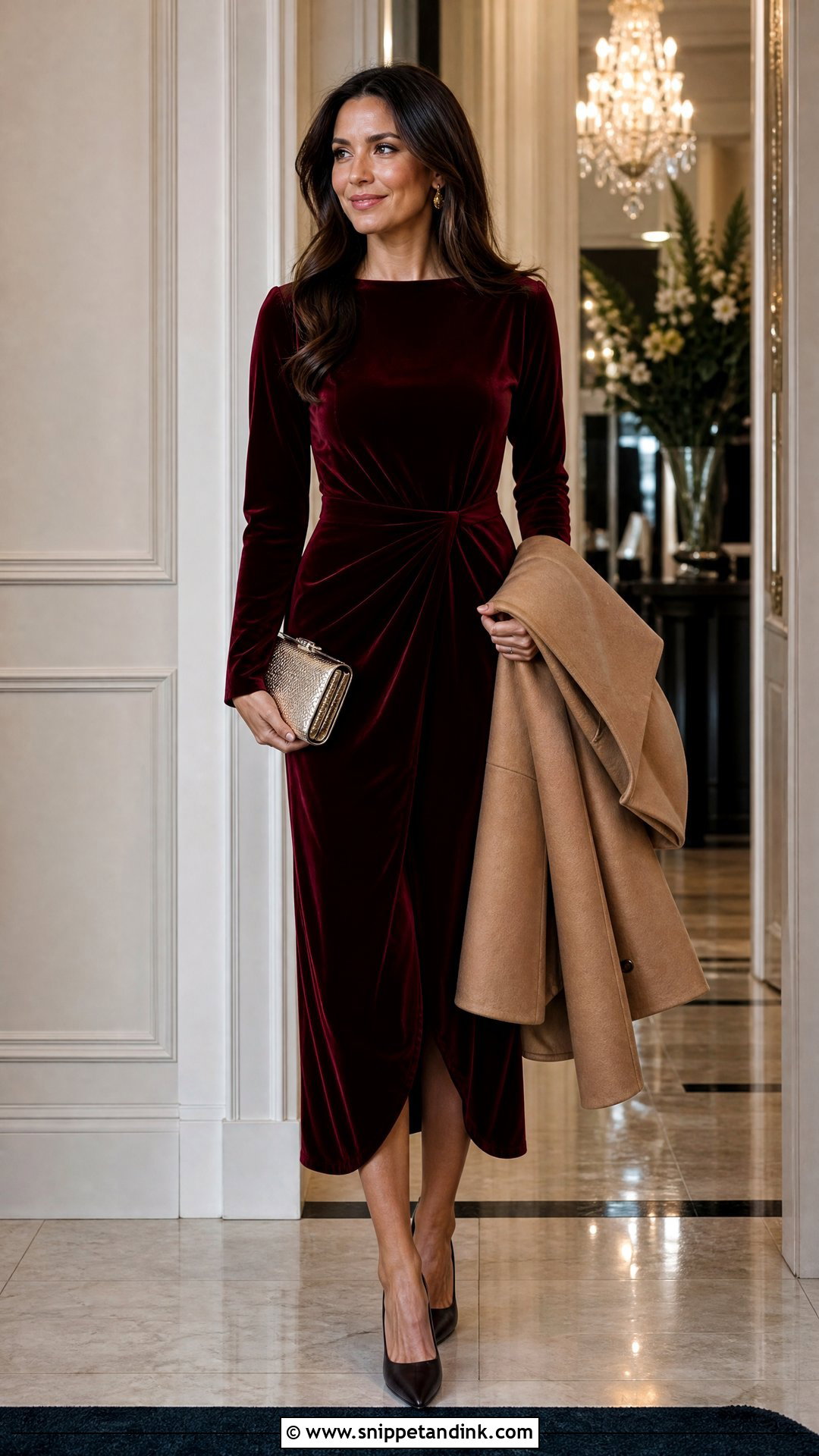 Burgundy Velvet Holy Matrimony Dress - Snippet and Ink - 25 Holy Matrimony Dress Ideas