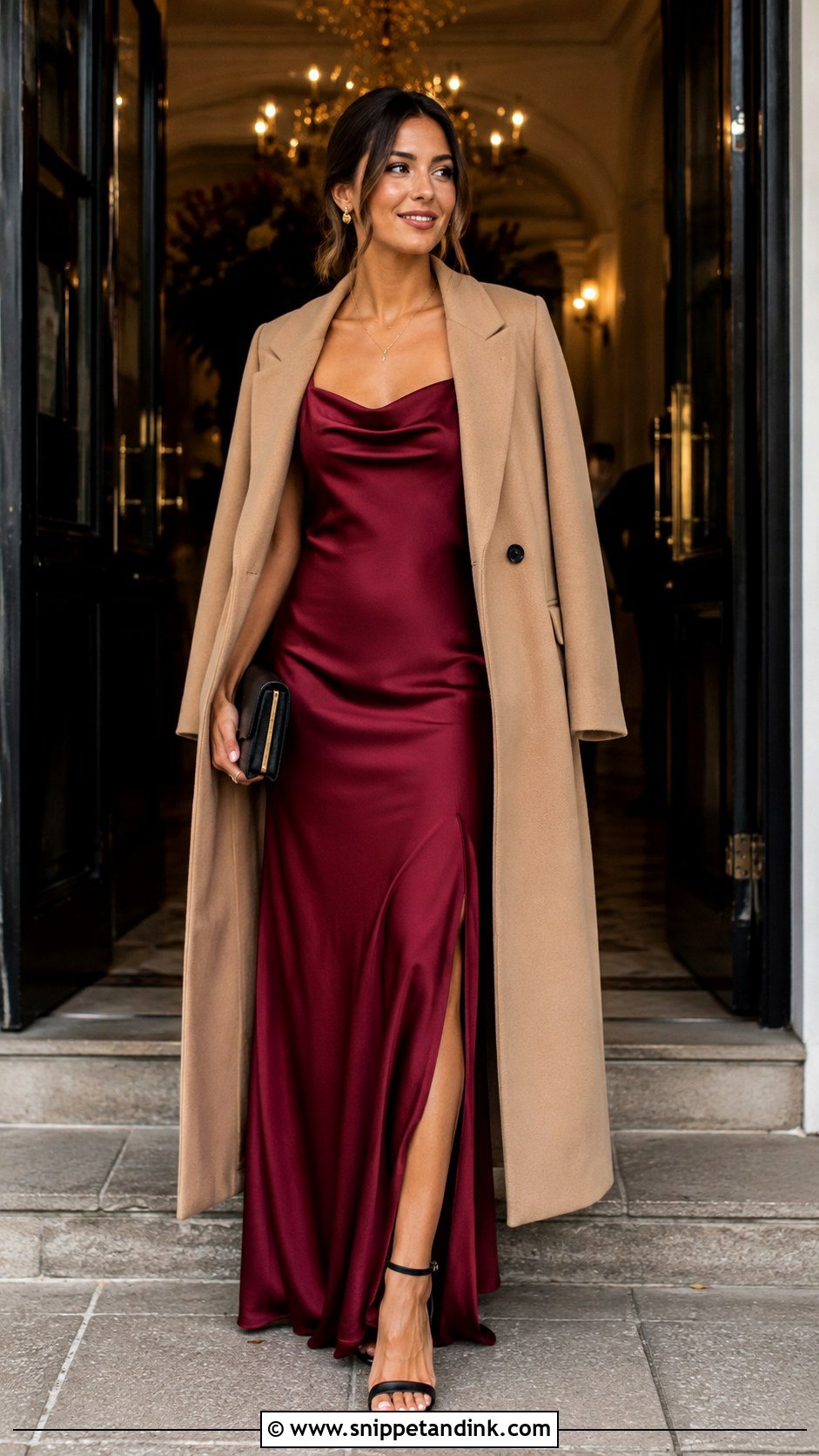 Burgundy Wedding Guest Dress - Snippet and Ink - 20 Dresses for a Wedding