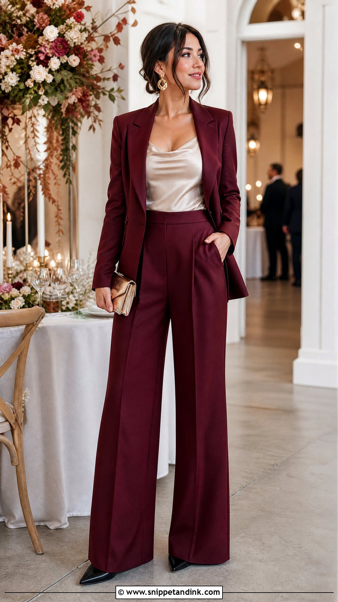 Burgundy Wedding Suit - Snippet and Ink - 25 Wedding Suit Styles