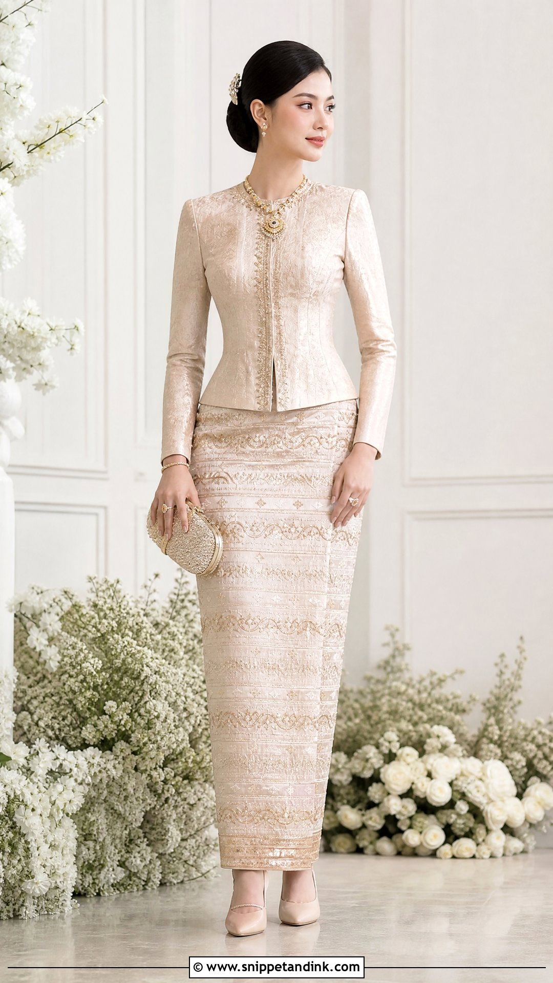 Burmese Htamein Wedding Dress - Snippet and Ink - 25 Burmese Wedding Dress Ideas