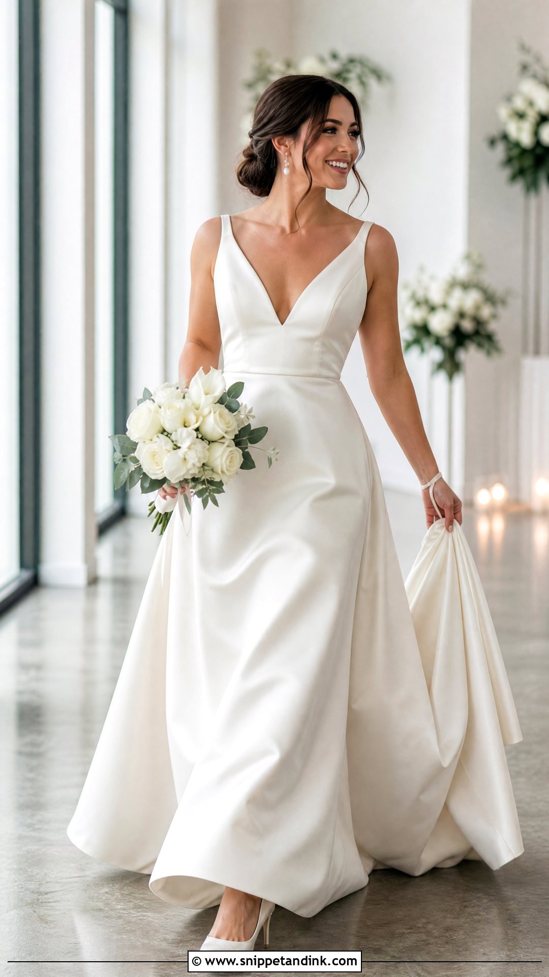 Bustle With a Wrist Loop Backup - Snippet and Ink - 20 Wedding Dress Train Bustle Ideas