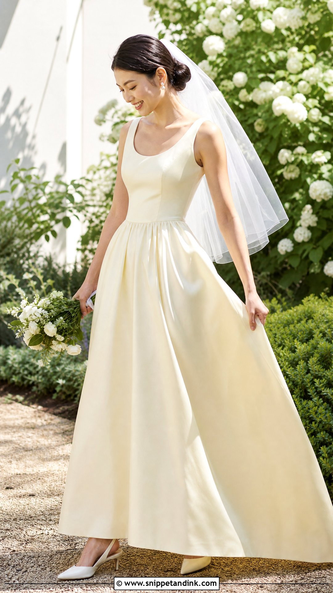 Butter Yellow Wedding Dress - Snippet and Ink - 20 Wedding Dress Color Ideas