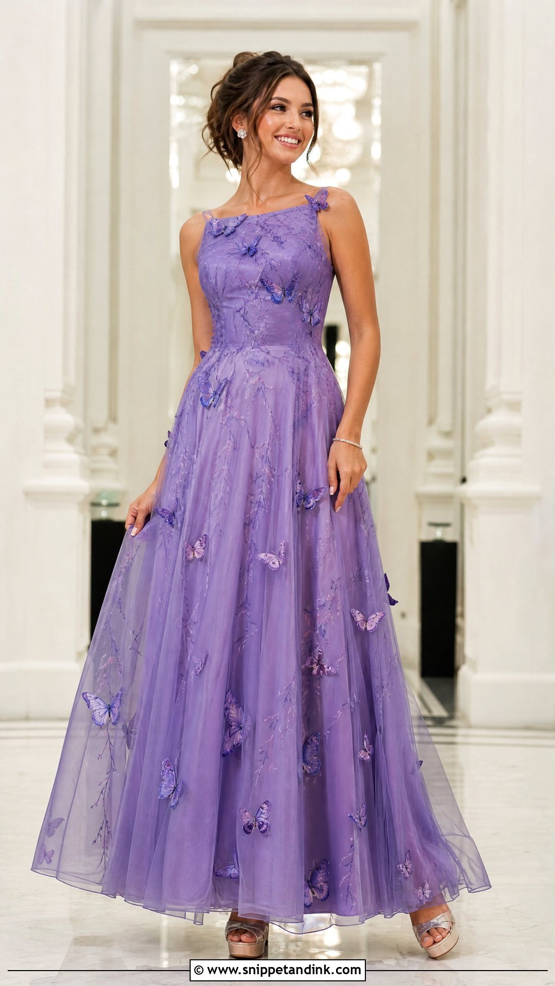 Butterfly Corset Prom Gown - Snippet and Ink - 20 Butterfly Dress Gowns