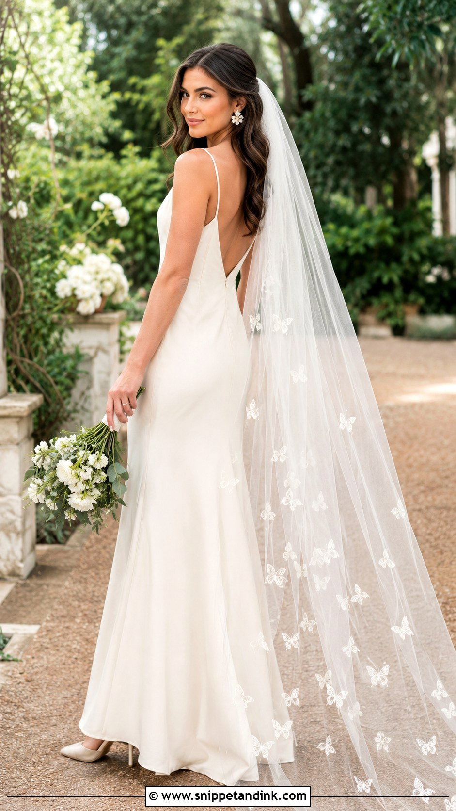 Butterfly Custom Veil - Snippet and Ink - 25 Custom Veil Ideas
