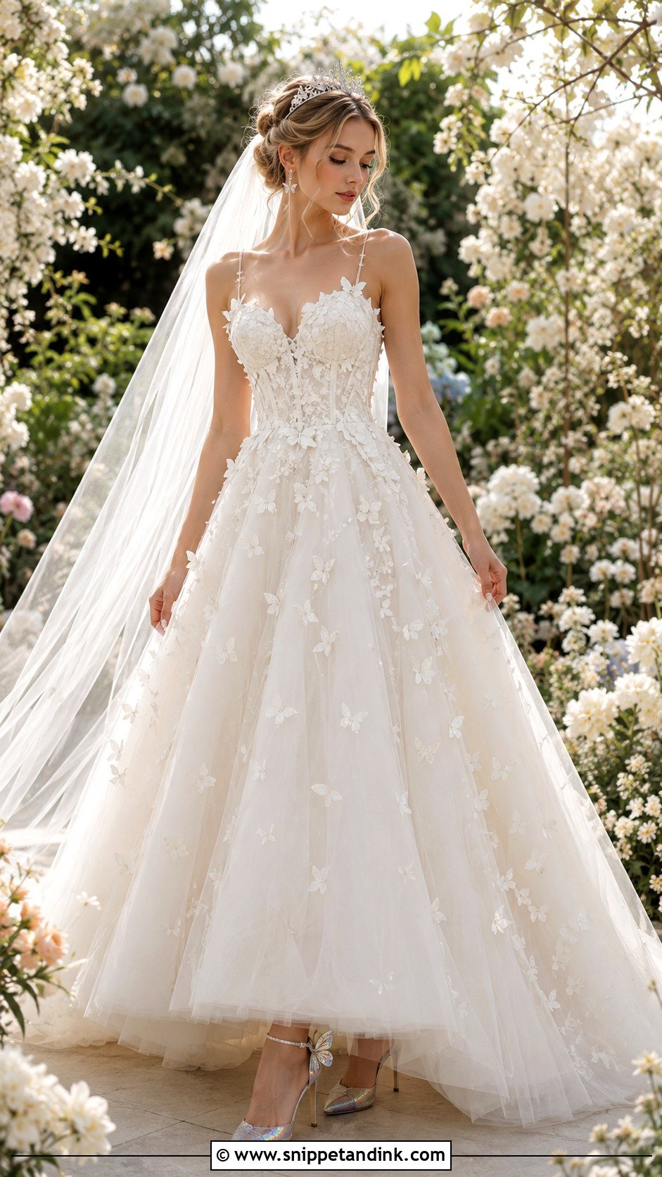 Butterfly Fairy Queen Wedding Dress - Snippet and Ink - 20 Fairy Queen Wedding Dress Ideas