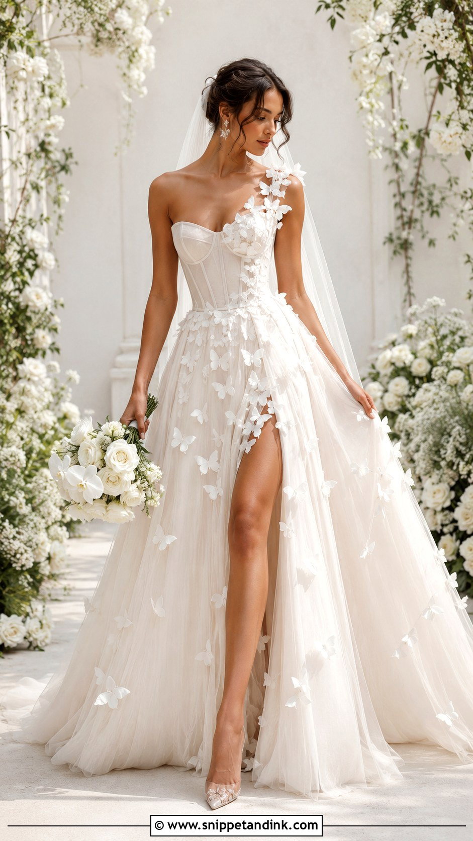 Butterfly Fairy Wedding Dress - Snippet and Ink - 20 Fairy Style Wedding Dresses