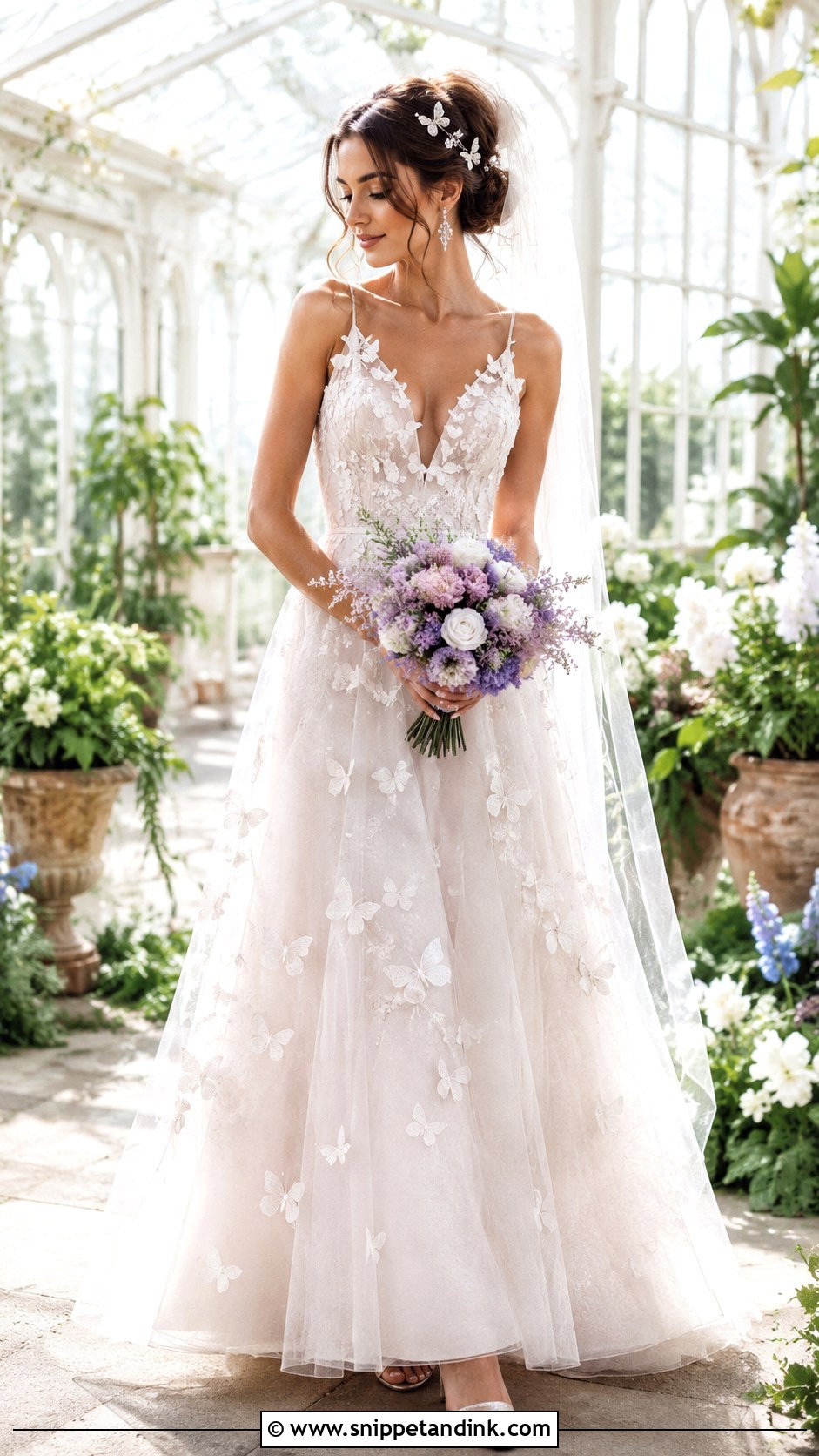 Butterfly Fantasy Wedding Dress - Snippet and Ink - 20 Fairy Tale Wedding Dress Fantasy Gowns