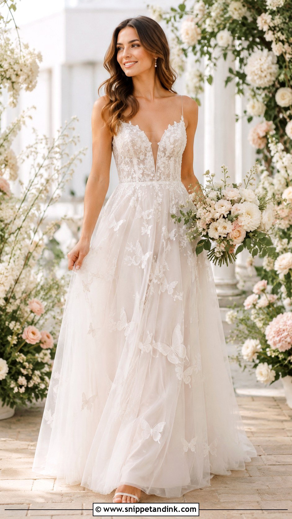 Butterfly Wedding Dress - Snippet and Ink - 25 Fairycore Wedding Dress Ideas