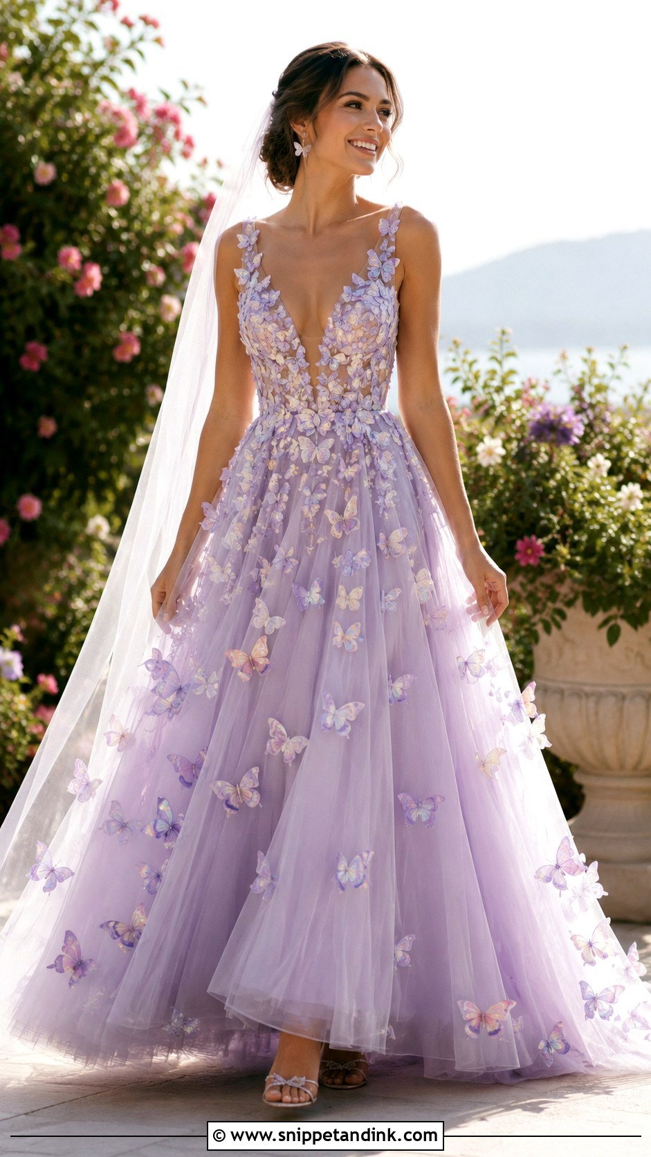Butterfly Wedding Dress - Snippet and Ink - 20 Crazy Wedding Dresses