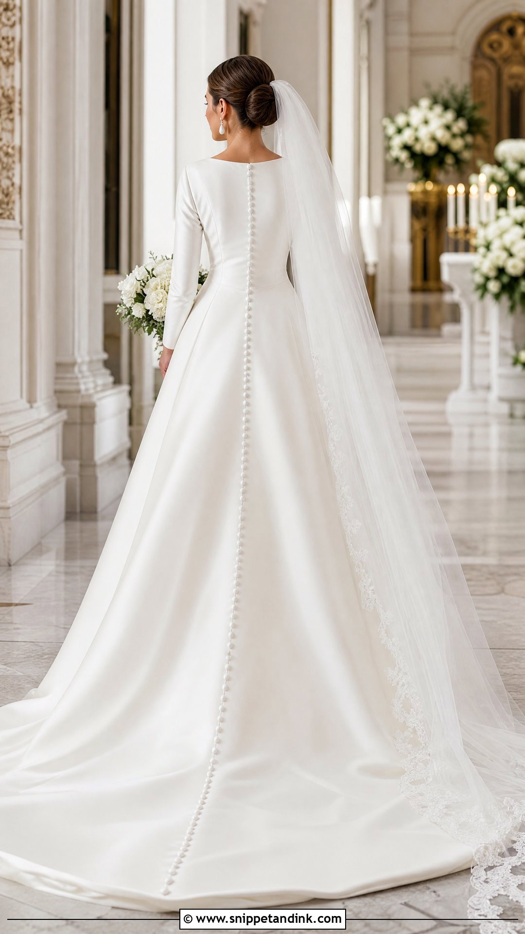 Button Back Wedding Dress - Snippet and Ink - 25 Back of Wedding Dress Ideas
