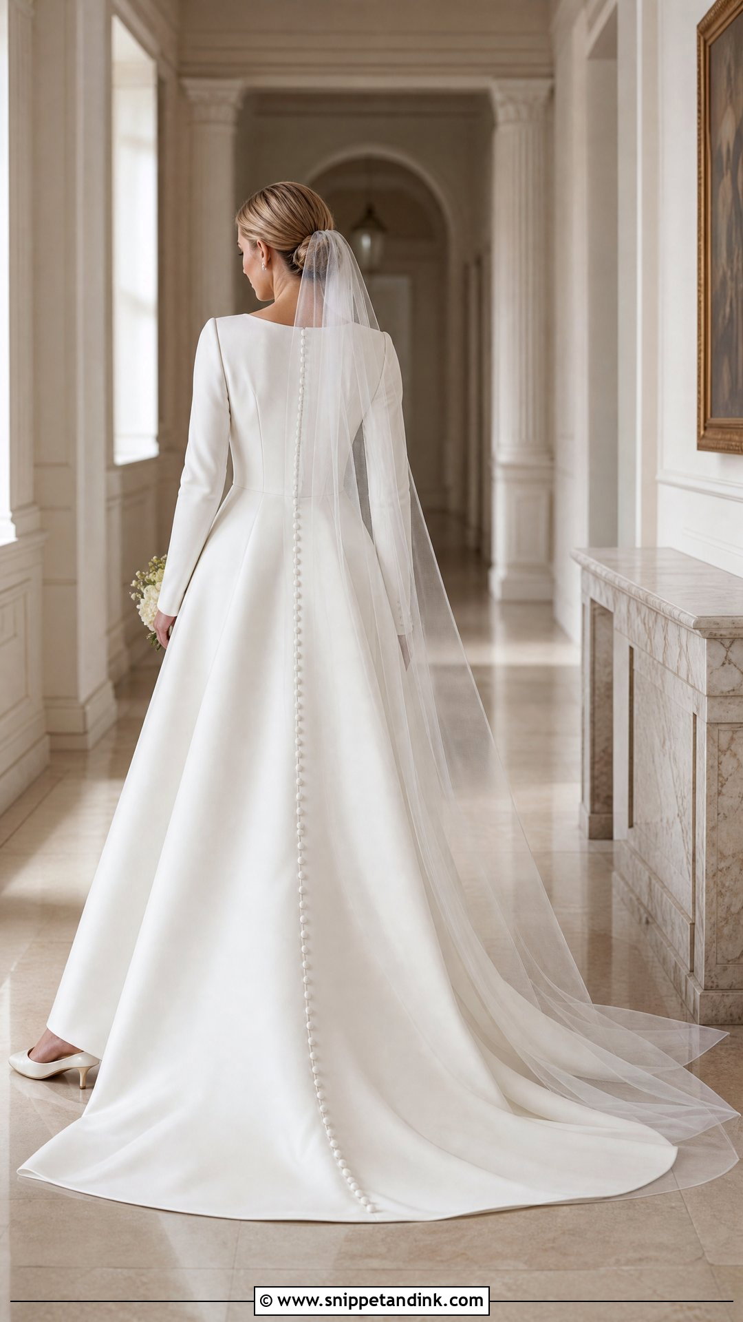 Button Back Wedding Dress - Snippet and Ink - 25 Old Fashioned Wedding Dress Ideas