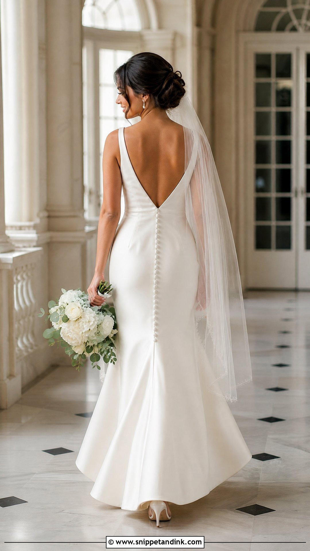 Button Back Wedding Dress - Snippet and Ink - 25 Vintage Timeless Wedding Dress Ideas