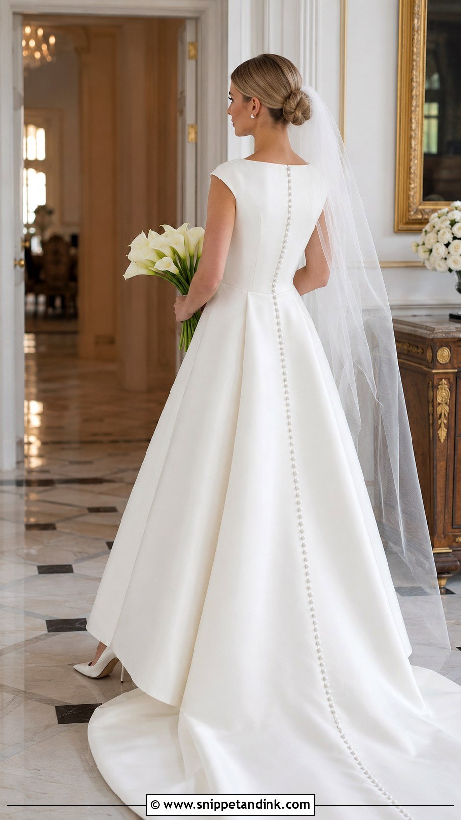 Button Back Wedding Dress - Snippet and Ink - 20 Classic Timeless Wedding Dresses